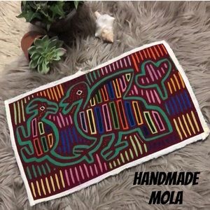 Handmade Mola-“Bird” Cotton-16x10